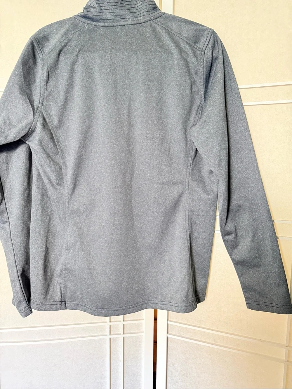 The North Face Men's Heathered Gray Half-Zip Pullover